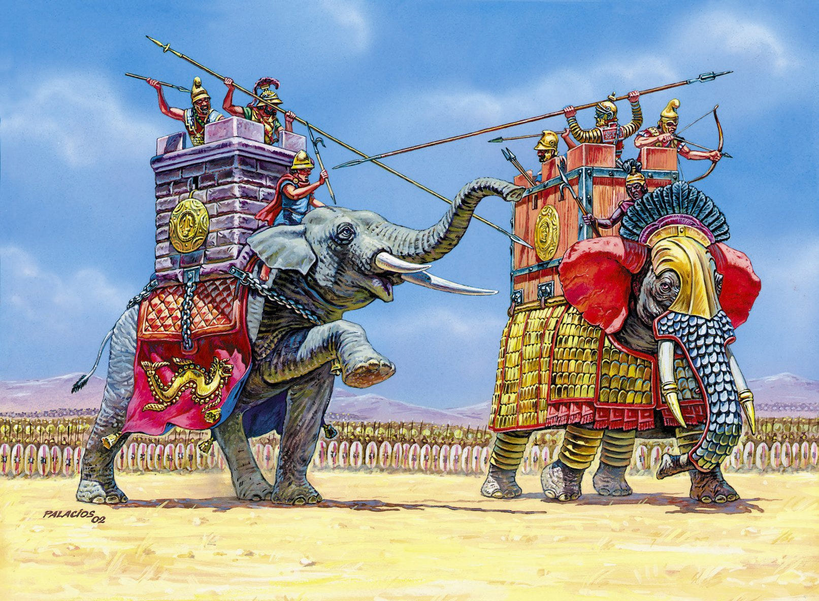 Zvezda 1:72 War Elephants - Z8011