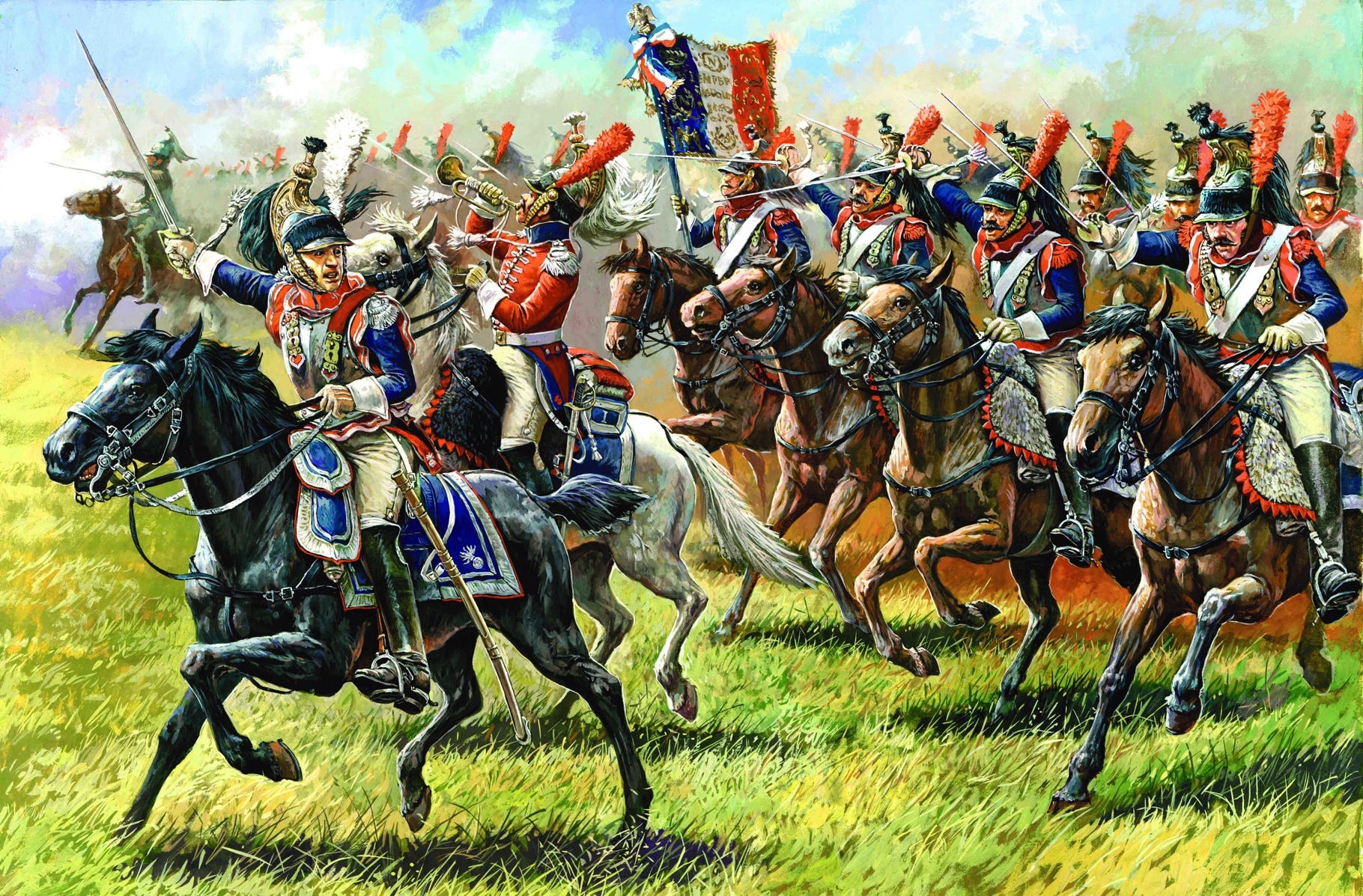 Zvezda 1:72 French Cuirassiers 1812 - Z8037