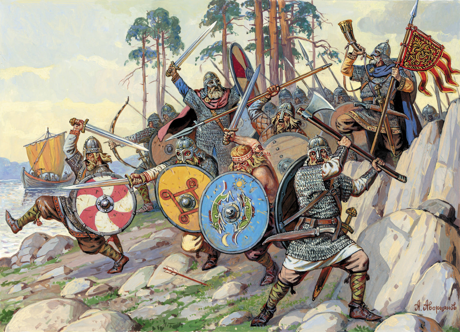 Zvezda 1:72 Vikings - Z8046