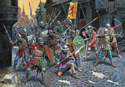 Zvezda 1:72 French Inf. 100 Years War - Z8053