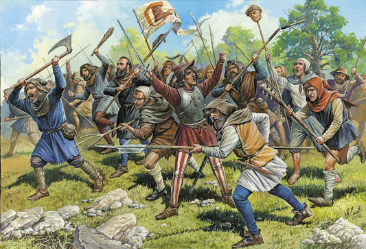 Zvezda 1:72 Medieval Peasants RR - Z8059