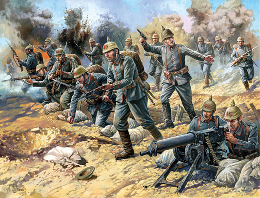 Zvezda 1:72 German Infantry WW I RR - Z8083