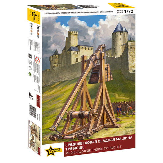 Zvezda 1:72 Medieval Siege Engine Trebuchet - Z8516