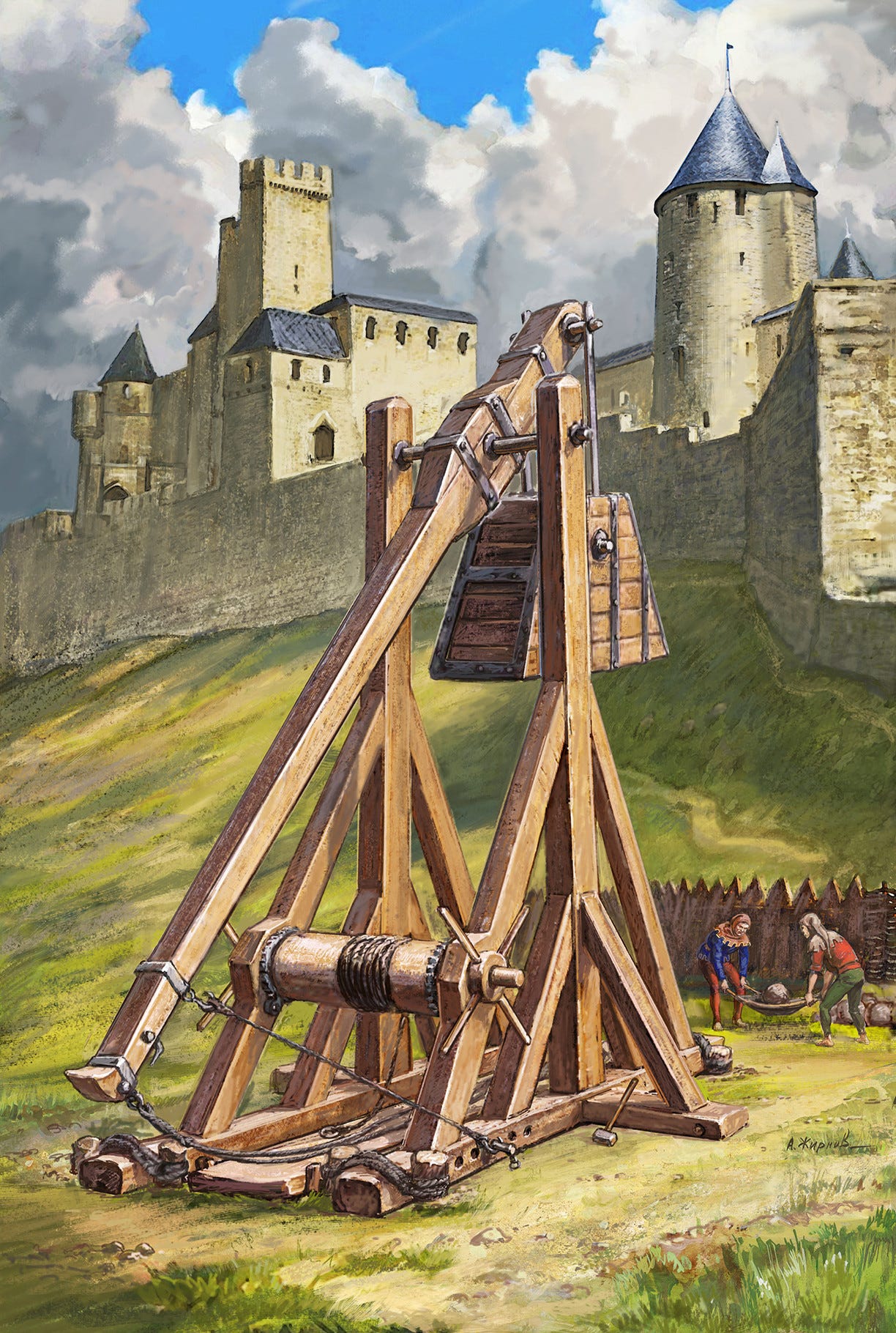 Zvezda 1:72 Medieval Siege Engine Trebuchet - Z8516