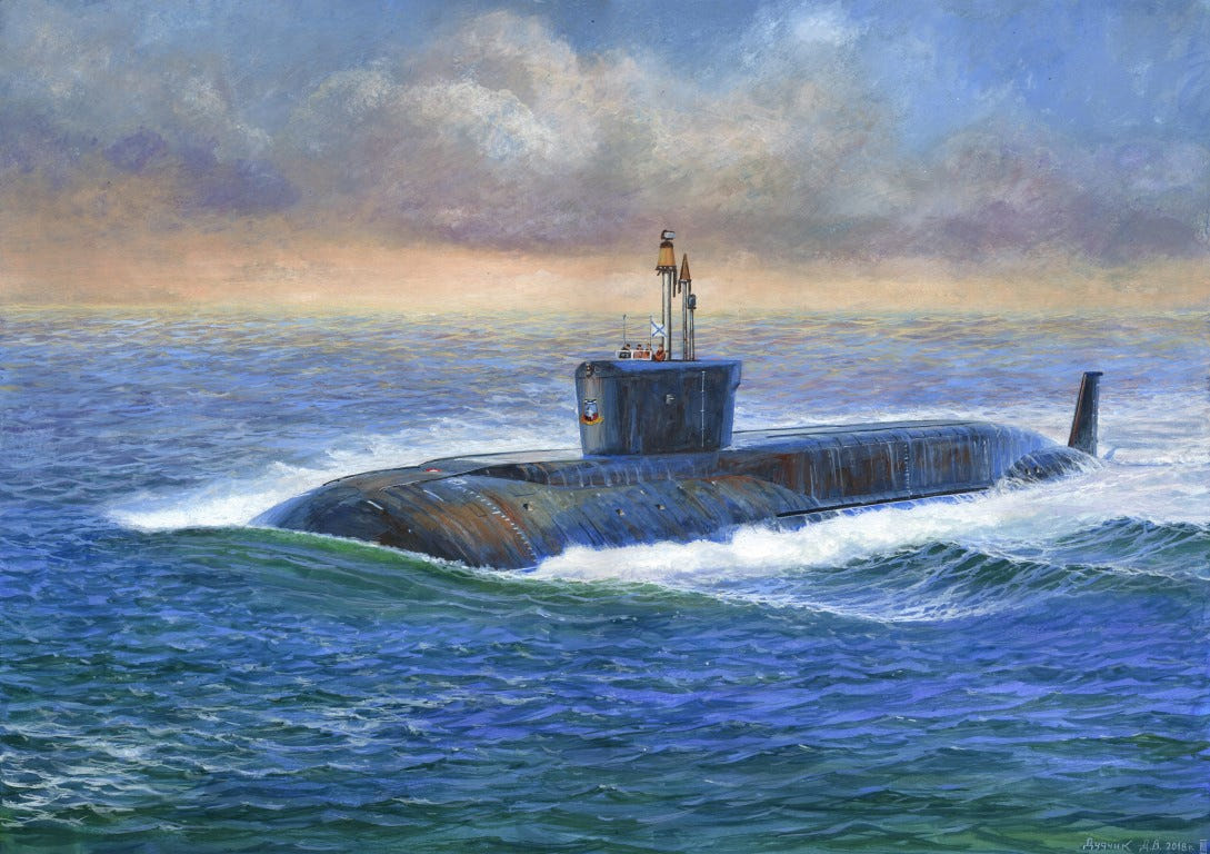 Zvezda 1:350 Nuclear Submarine "Yuri Dolgorukij" - Z9061