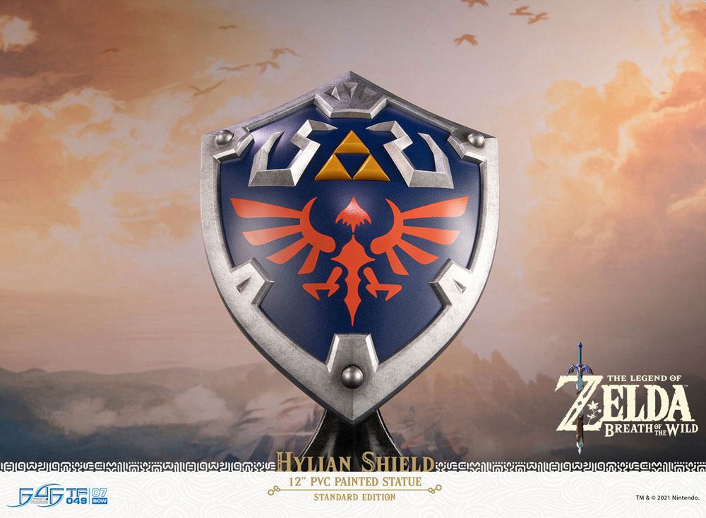 Zelda Breath of the Wild Statue Hylian Shield Standard Edition 29cm - Loaded Dice