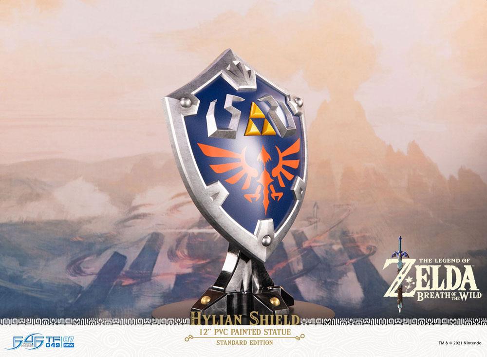 Zelda Breath of the Wild Statue Hylian Shield Standard Edition 29cm - Loaded Dice