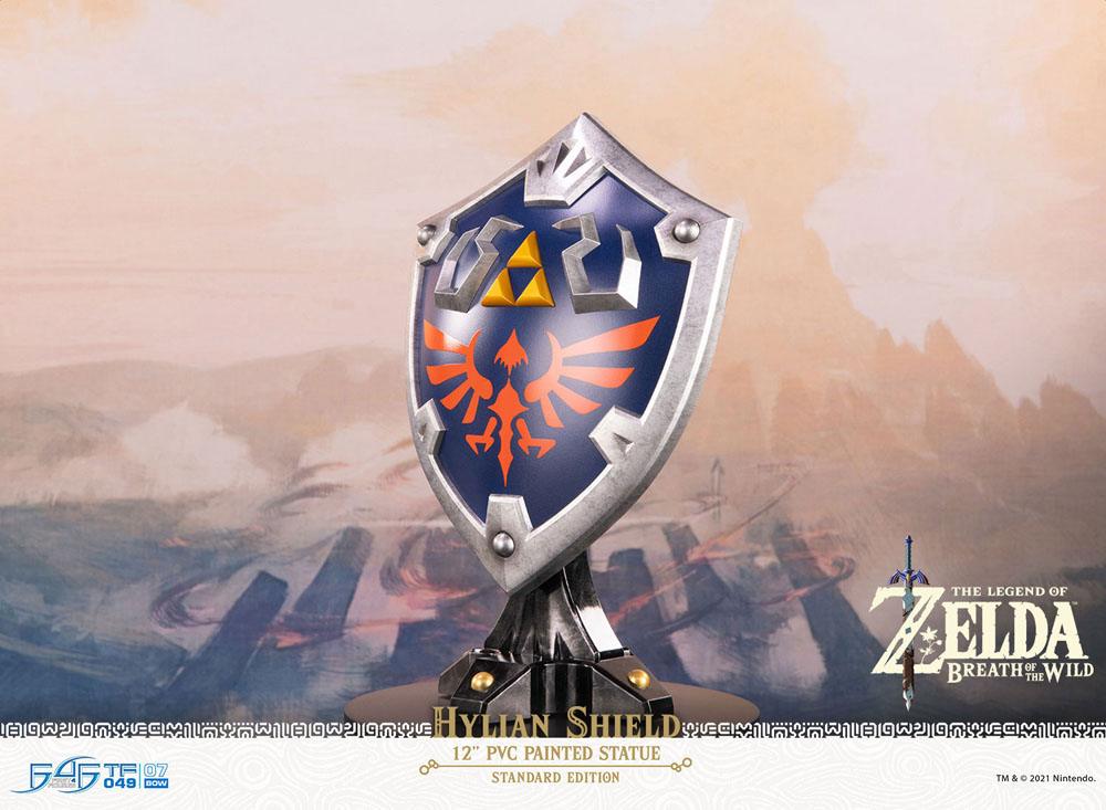 Zelda Breath of the Wild Statue Hylian Shield Standard Edition 29cm - Loaded Dice