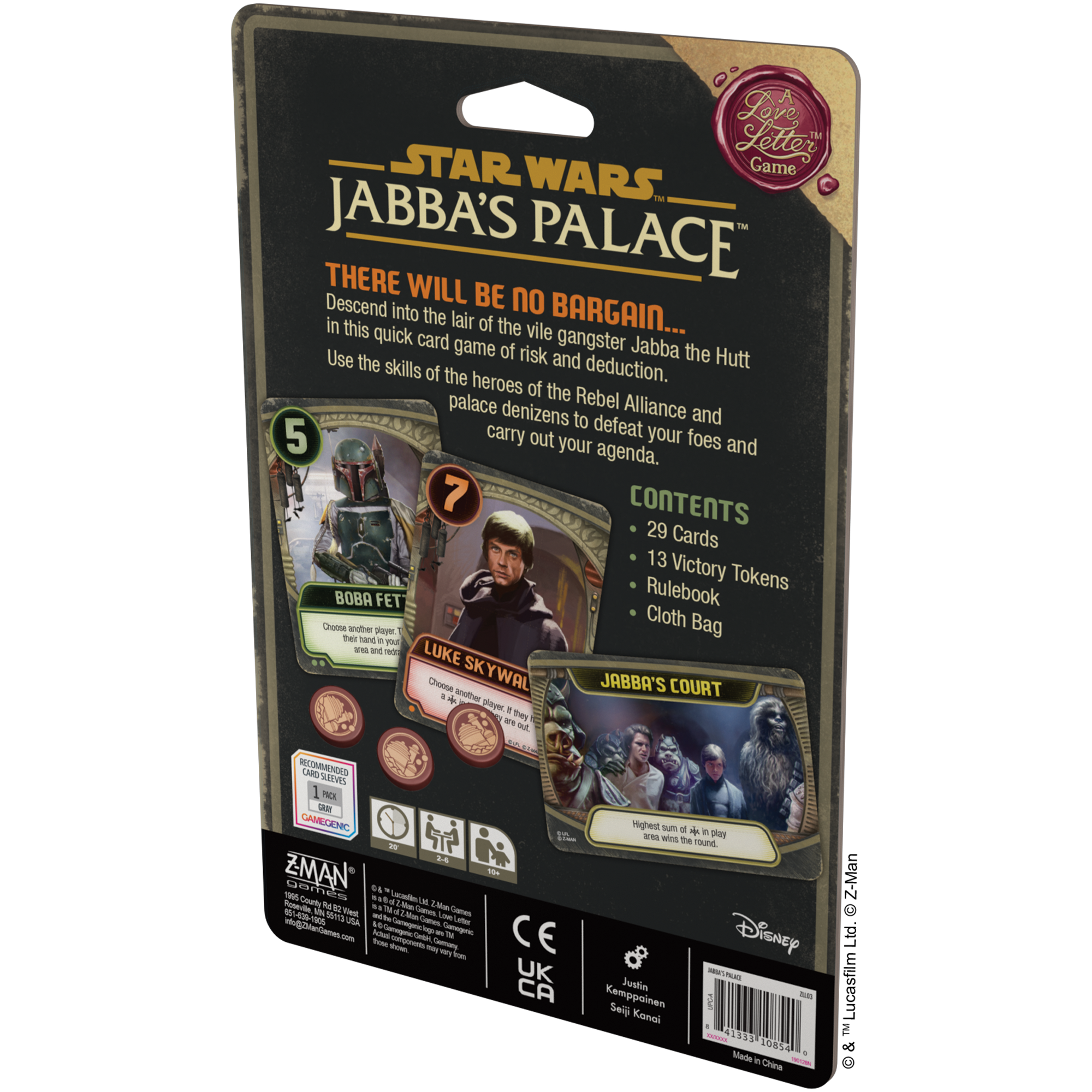 Star Wars Jabba's Palace: A Love Letter Game - Loaded Dice Barry Vale of Glamorgan CF64 3HD