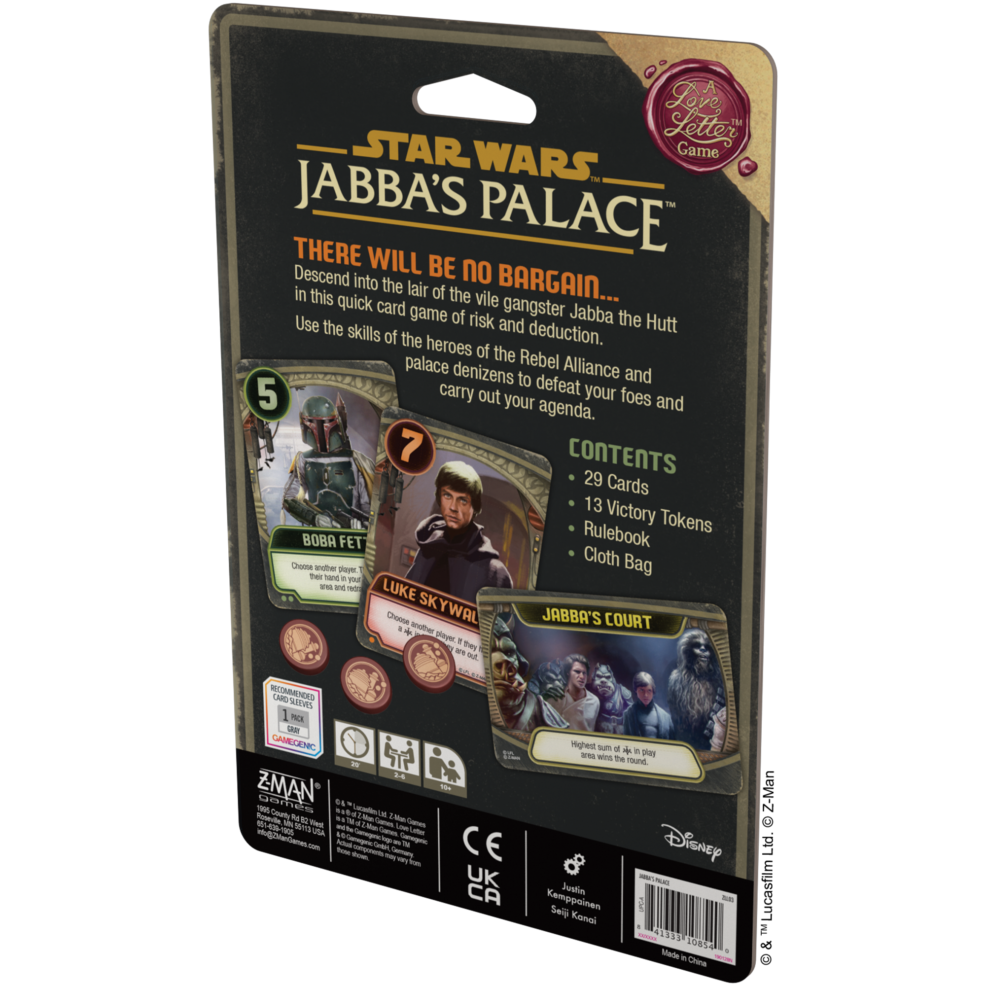 Star Wars Jabba's Palace: A Love Letter Game - Loaded Dice