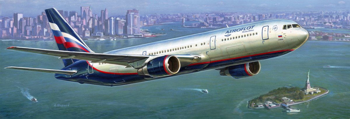 Zvezda 1:144 Boeing 767-300 - Z7005