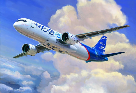 Zvezda 1:144 Irkut MS-21 Airliner - Z7033
