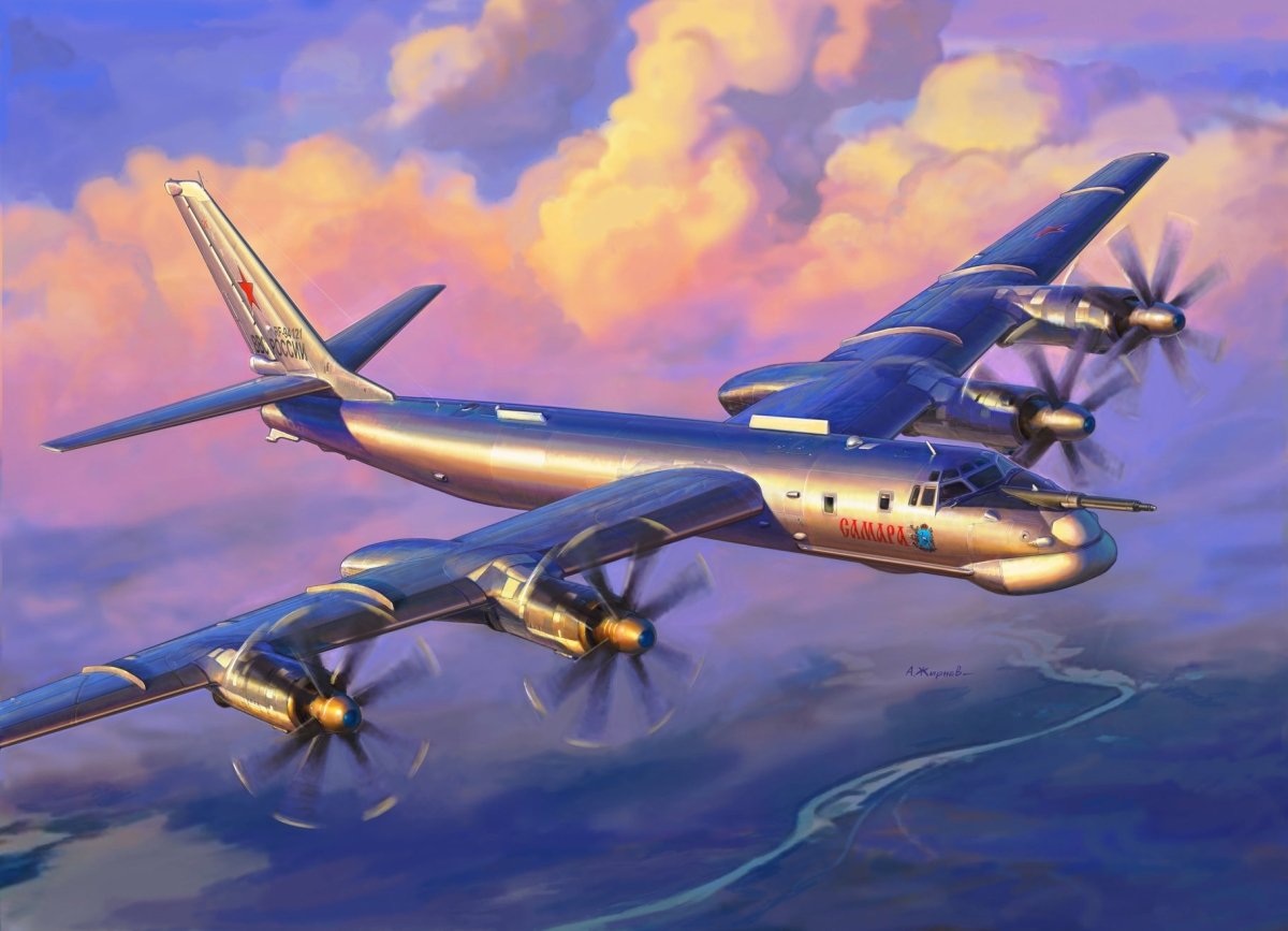 Zvezda 1:144 TU-95 Soviet Turboprop Bomber - Z7038