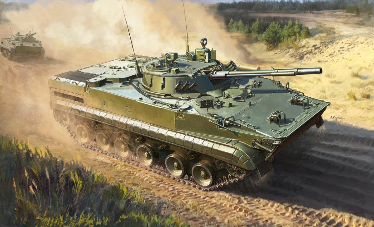 Zvezda 1:35 BMP Russian Armoured Tracked Vehicle - Z3649