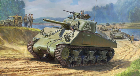 Zvezda 1:35 M4 A2 Sherman (75mm) - Z3702