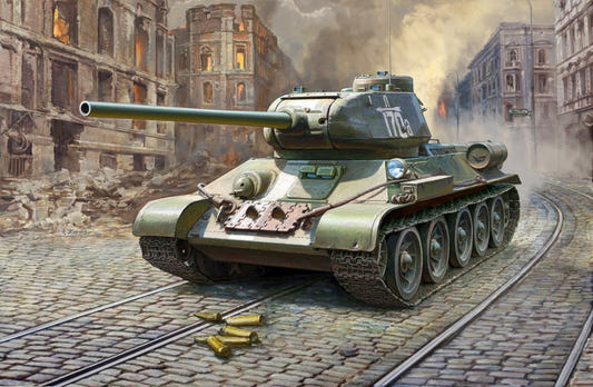 Zvezda 1:35 Soviet Medium Tank T-34/85 - Z3687