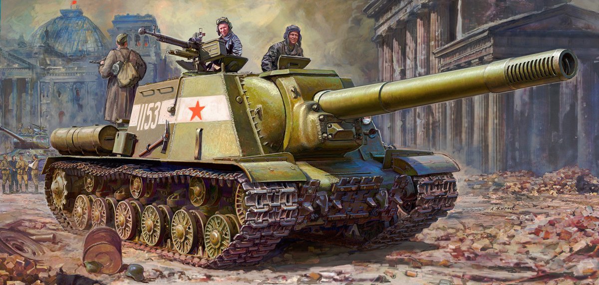 Zvezda 1:35 Soviet Self-Propelled Gun ISU-152 - Z3721