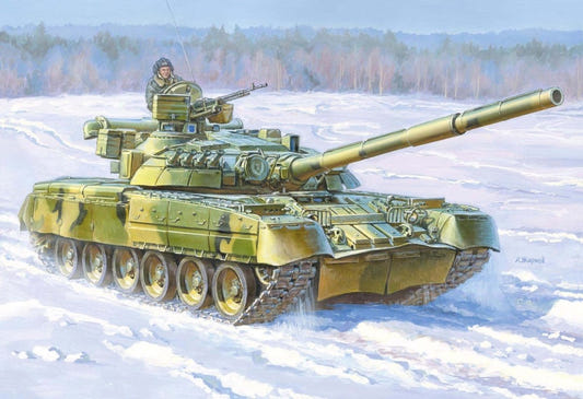 Zvezda 1:35 T-80UD Russ. Main Battle Tank - Z3591