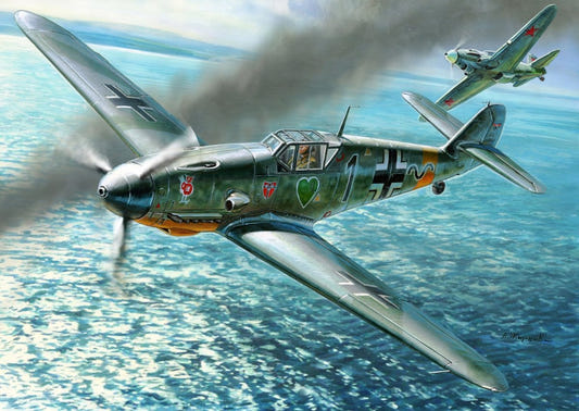 Zvezda 1:48 Messerschmitt Bf-109 F4 - Z4806