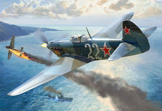 Zvezda 1:48 YAK-9 Soviet fighter - Z4815