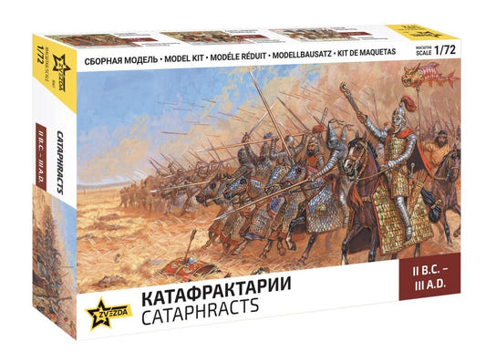 Zvezda 1:72 Cataphracts Armoured Heavy Cavalry (20 Figures 20 Horses) - Z8067