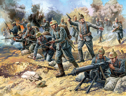 Zvezda 1:72 German Infantry WW I RR - Z8083