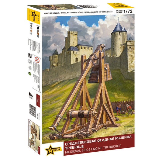 Zvezda 1:72 Medieval Siege Engine Trebuchet - Z8516
