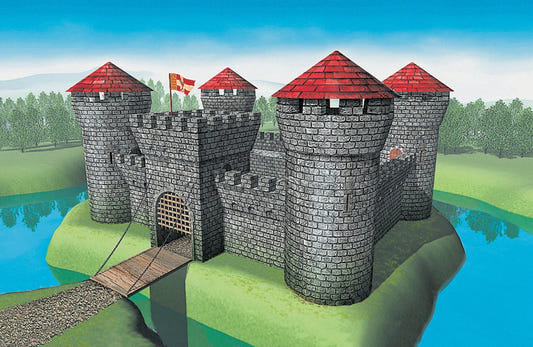 Zvezda 1:72 Medieval Stone Fortress RR - Z8510