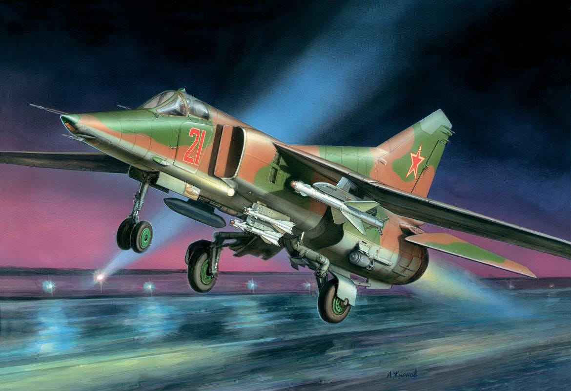 Zvezda 1:72 MiG-27 Soviet Fighter Bomber - Z7228