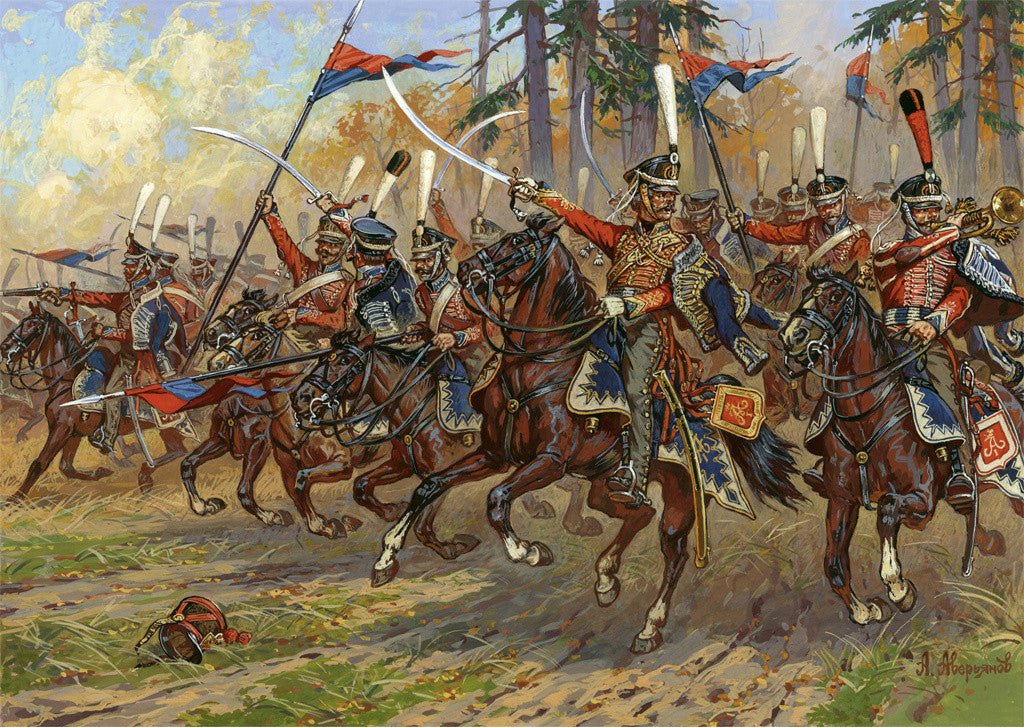 Zvezda 1:72 Russian Hussars 1812-1814 - Z8055