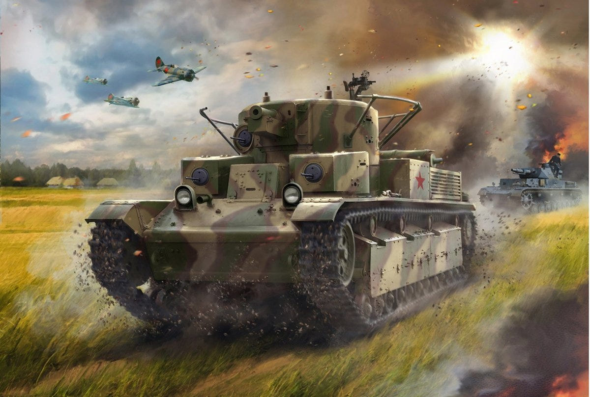 Zvezda 1:72 T-28 Soviet Tank - Z5064