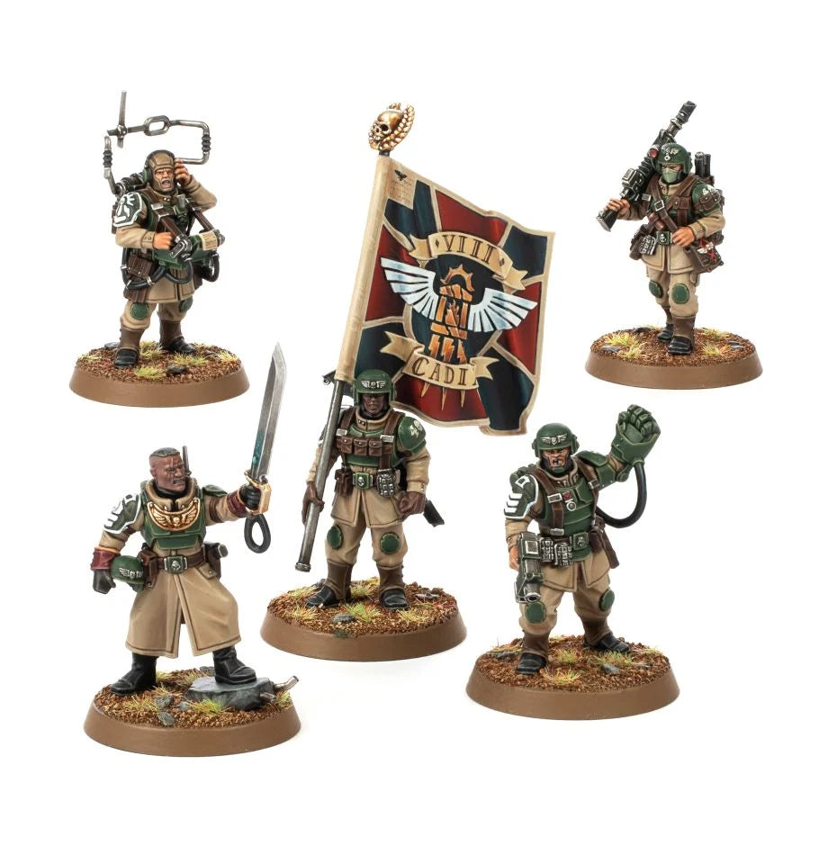 Astra Militarum: Cadian Command Squad - Loaded Dice