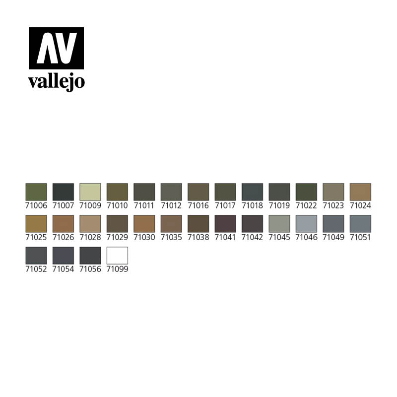 Vallejo Color Cases - Camouflage Model Air Colors & Airbrush - Loaded Dice