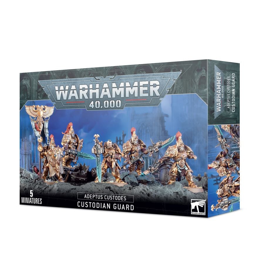 Games Workshop Warhammer 40,000 Adeptus Custodes Custodian Guard box front