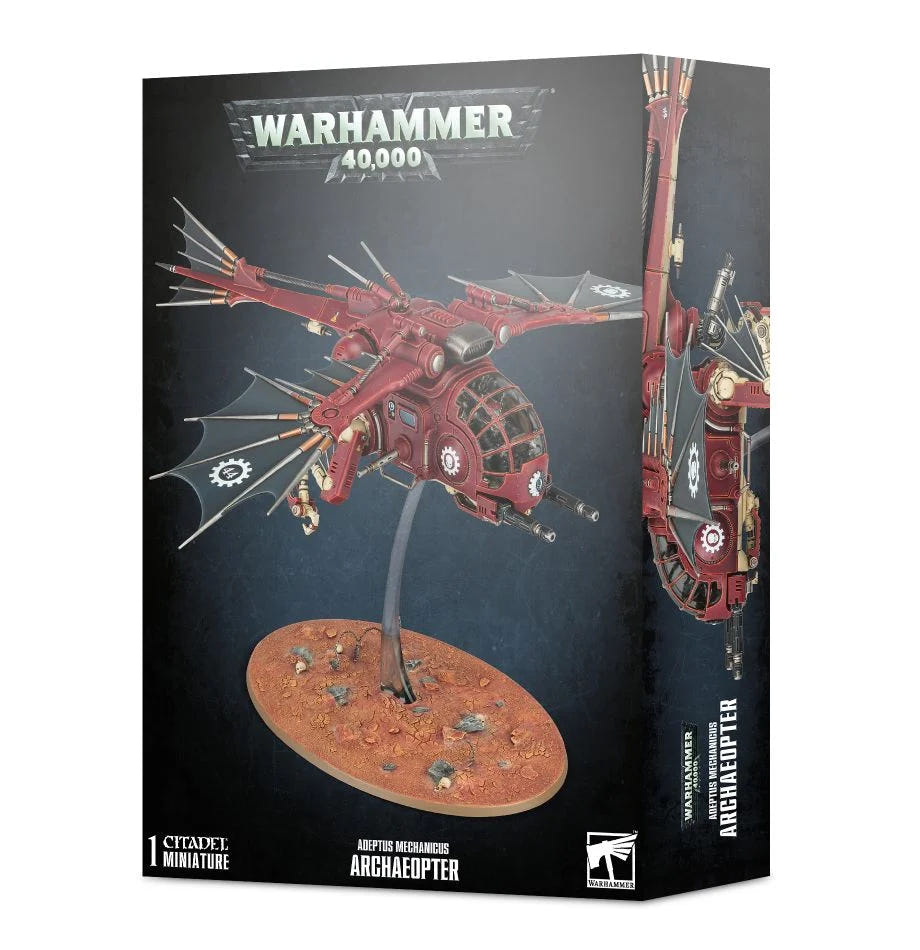 Games Workshop Warhammer 40,000 Adeptus Mechanicus Archaeopter box front