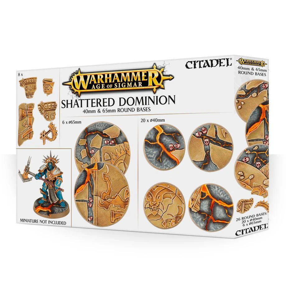 Age of Sigmar: Shattered Dominion: 65 & 40mm Round - Loaded Dice
