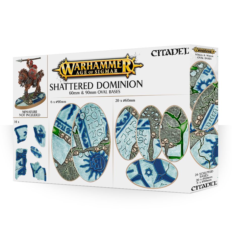 AOS: SHATTERED DOMINION: 60 & 90MM OVAL - Loaded Dice
