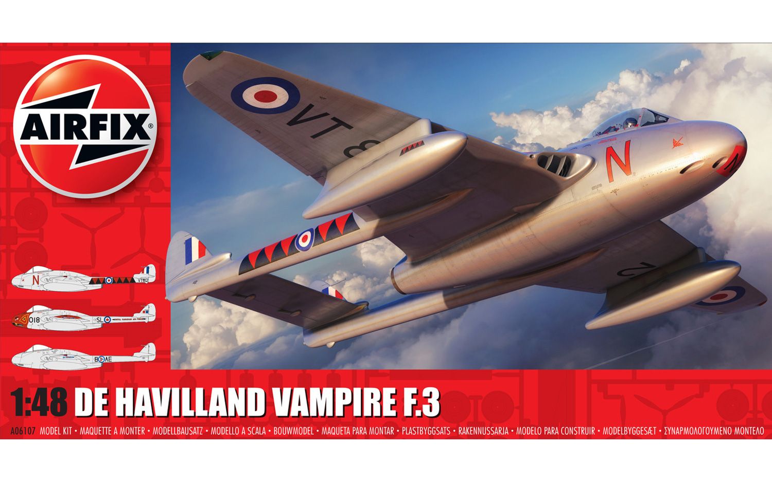 De Havilland Vampire F 3 (1:48) - Loaded Dice