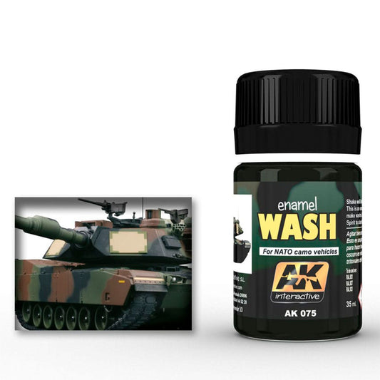 AK Interactive Wash for NATO Vehicles AK075 - Loaded Dice