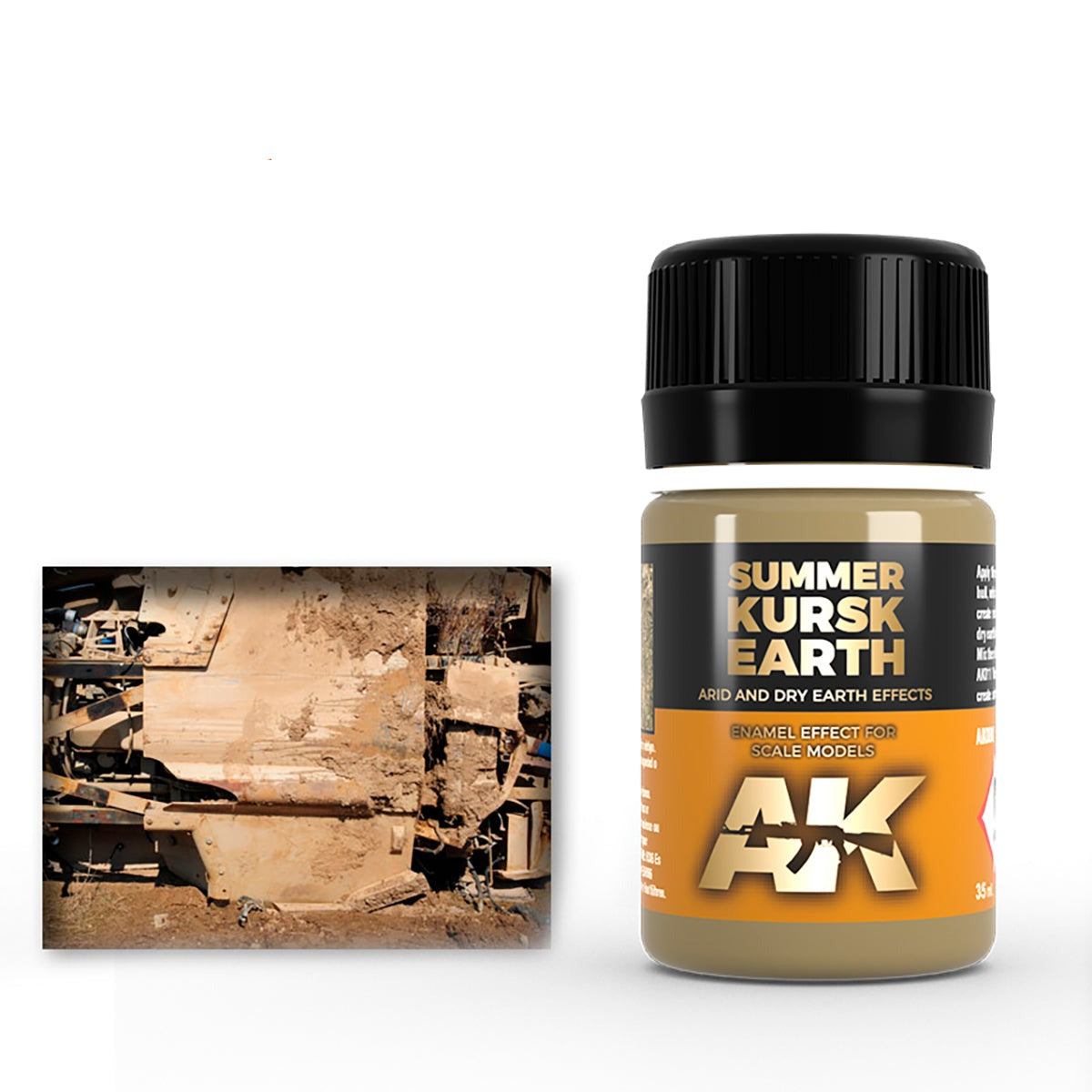 AK Interactive Summer Kursk Earth Effects 35ml - Loaded Dice