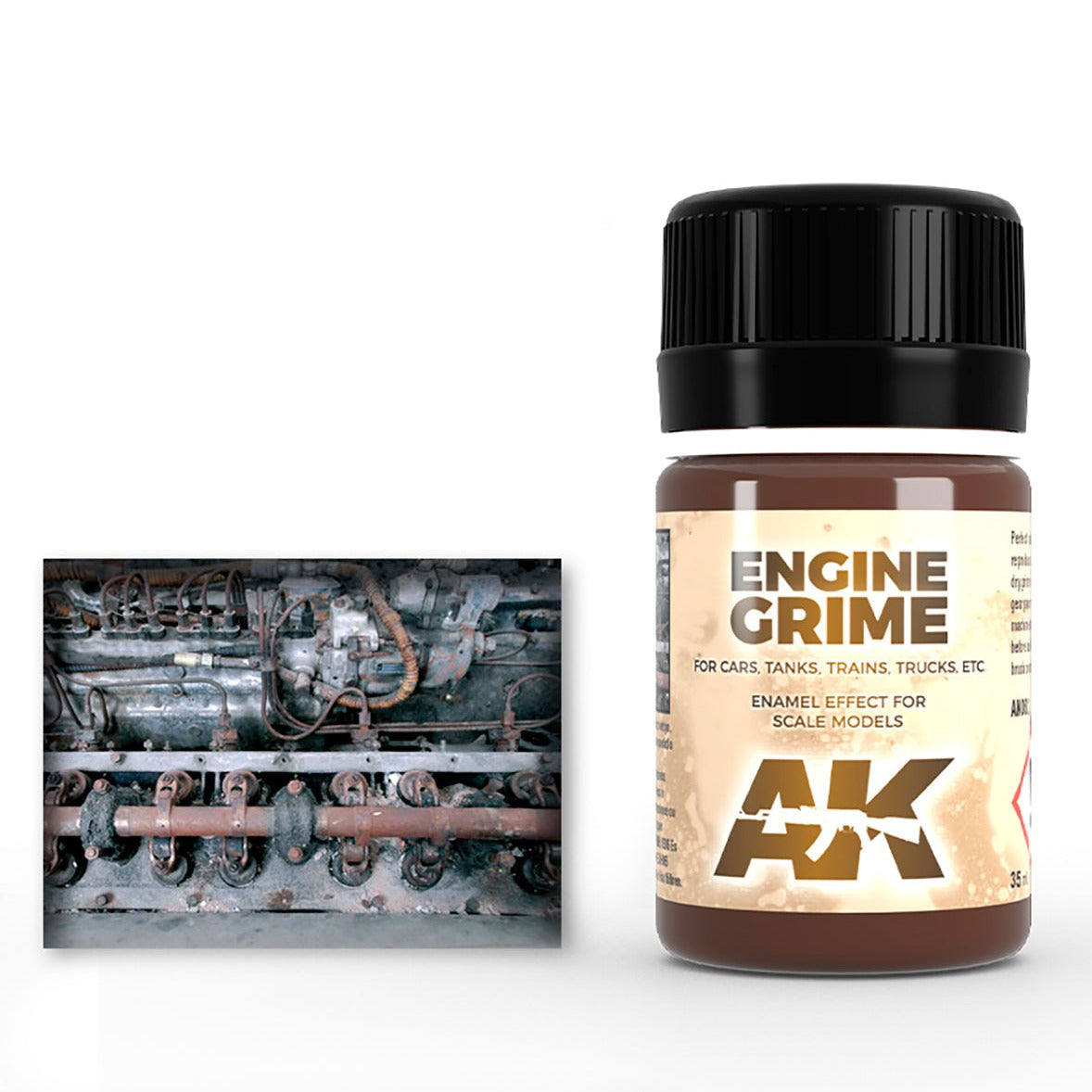 AK Interactive Engine Grime 35ml AK082 - Loaded Dice