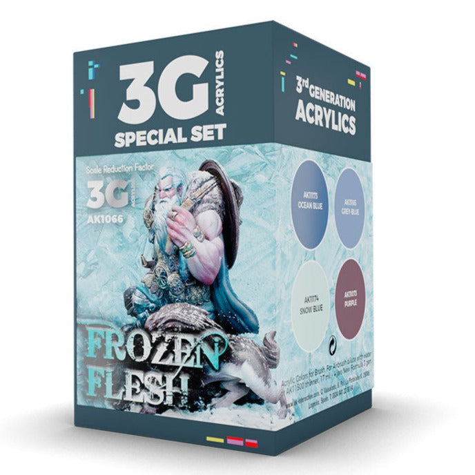 AK Interactive Wargame Color Set: Frozen Flesh (AK1066) - Loaded Dice