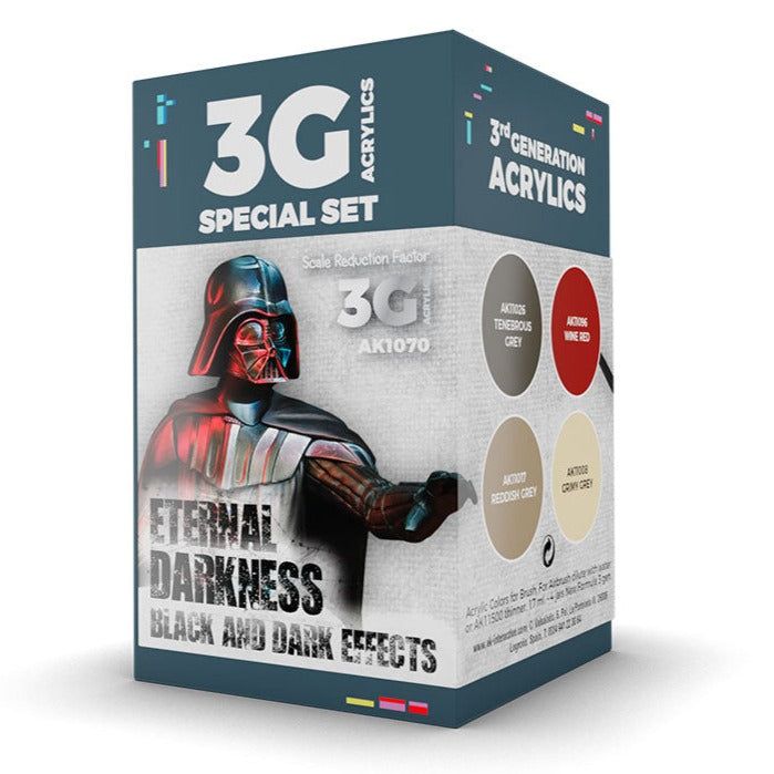 AK Interactive Wargame Color Set: Eternal Darkness (AK1070) - Loaded Dice