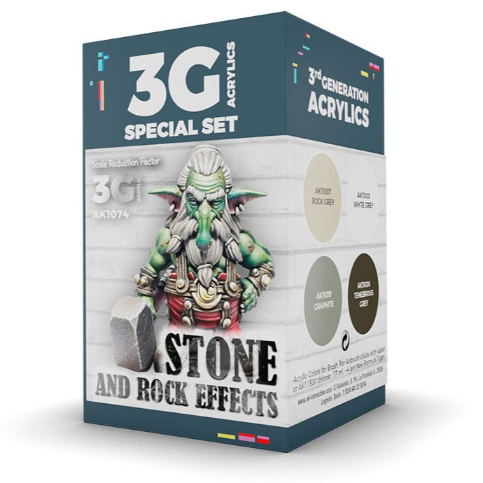 Wargame Color Set: Stone and Rock Effects - Loaded Dice