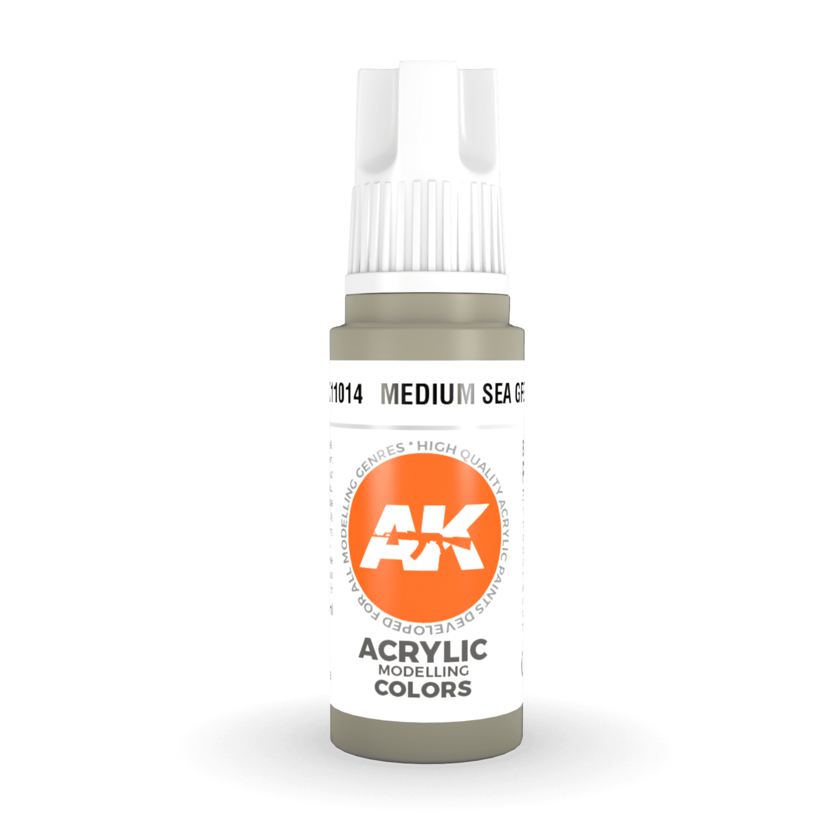 AK Interactive 3rd Gen Acrylic - Medium Sea Grey 17ml AK11014 - Loaded Dice