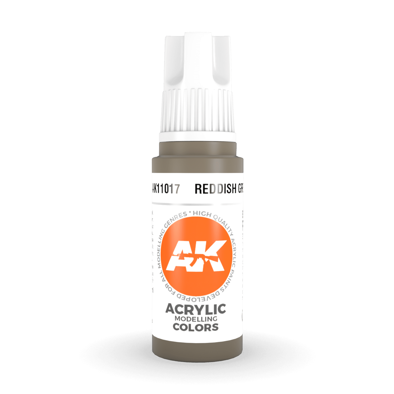 AK Interactive 3rd Gen Acrylic - Reddish Grey – Standard 17ml AK11017 - Loaded Dice