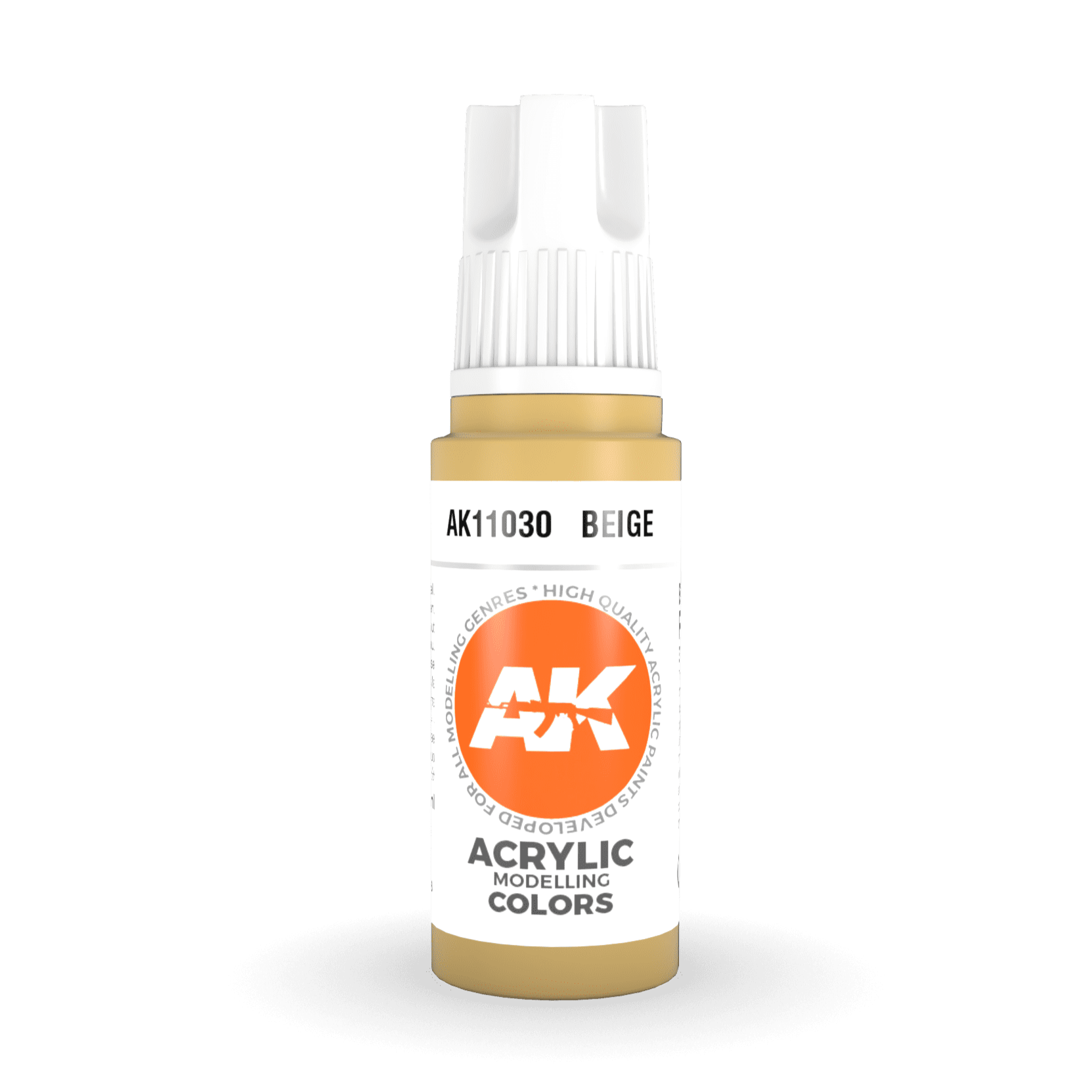 AK Interactive 3rd Gen Acrylic - Beige 17ml AK11030 - Loaded Dice