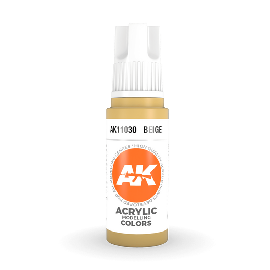 AK Interactive 3rd Gen Acrylic - Beige 17ml AK11030 - Loaded Dice