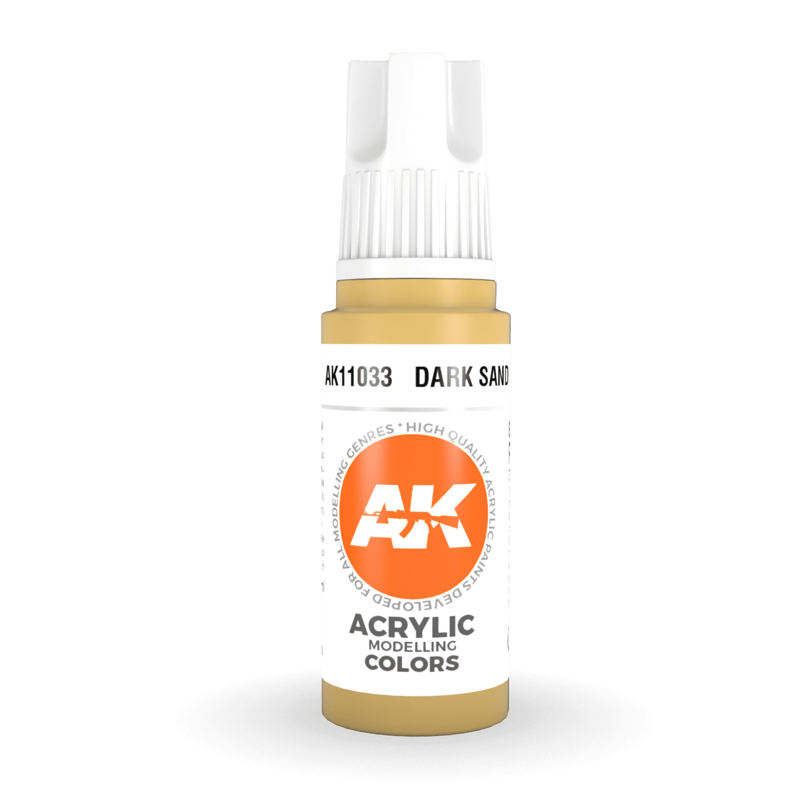 AK Interactive 3rd Gen Acrylic - Dark Sand 17ml AK11033 - Loaded Dice