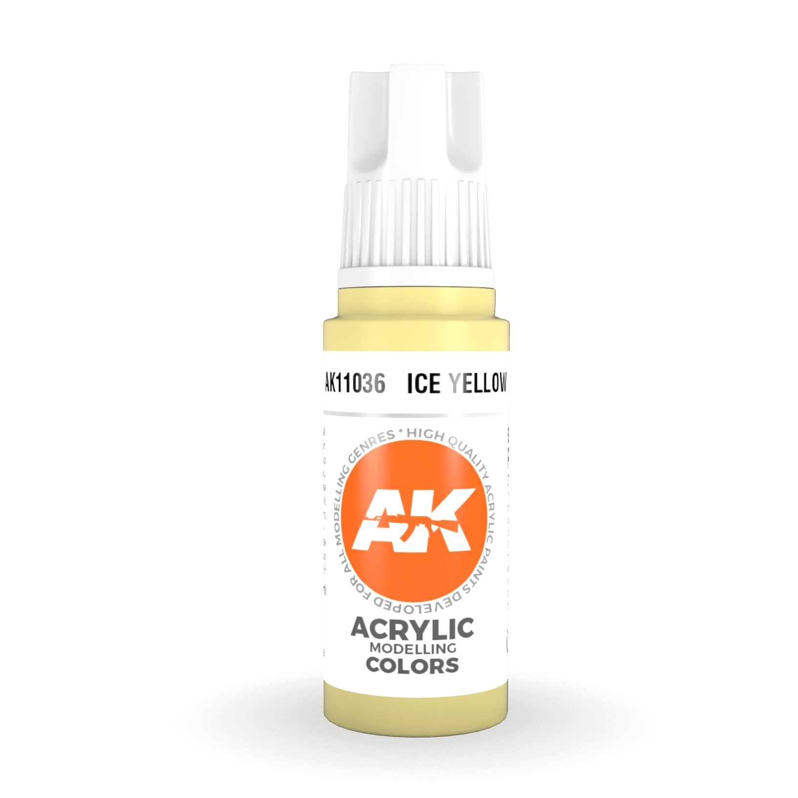 AK Interactive 3rd Gen Acrylic - Ice Yellow 17ml AK11036 - Loaded Dice